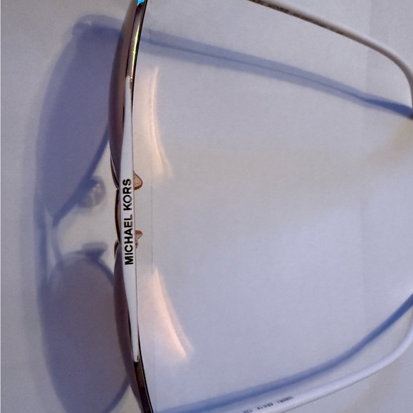 Michael Kors Collection Gold Sunglasses Aviator Style - Picture 5 of 8